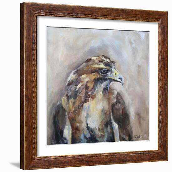 Red Tail Hawk-Renee Gould-Framed Giclee Print