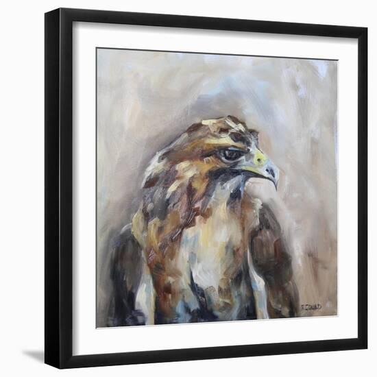 Red Tail Hawk-Renee Gould-Framed Giclee Print