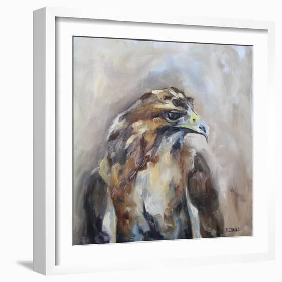 Red Tail Hawk-Renee Gould-Framed Giclee Print