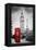 Red Telephone Booth and Big Ben in London, England, the Uk. People Walking in Rush. the Symbols of-Michal Bednarek-Framed Premier Image Canvas