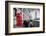 Red Telephone Booth and Big Ben in London, England, the Uk. People Walking in Rush. the Symbols of-Michal Bednarek-Framed Photographic Print