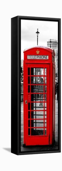 Red Telephone Booths - London - UK - England - United Kingdom - Europe - Door Poster-Philippe Hugonnard-Framed Premier Image Canvas