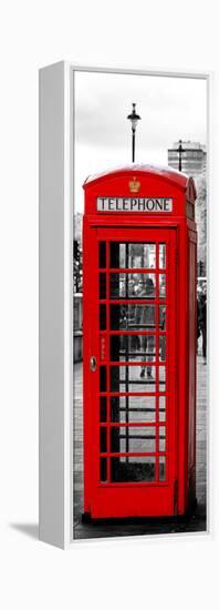 Red Telephone Booths - London - UK - England - United Kingdom - Europe - Door Poster-Philippe Hugonnard-Framed Premier Image Canvas