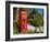 Red Telephone Box, Alameda Gardens, Gibraltar, Europe-Giles Bracher-Framed Photographic Print