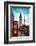 Red Telephone Box and Big Ben in Westminster in London.-Songquan Deng-Framed Photographic Print