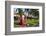 Red Telephone Box in Downtown Oranjestad, Capital of Aruba, ABC Islands, Netherlands Antilles-Michael Runkel-Framed Photographic Print