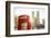 Red telephone box & Westminster Abbey, London, England, UK-Jon Arnold-Framed Photographic Print