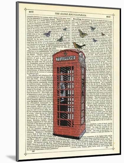 Red Telephone Box-Marion Mcconaghie-Mounted Art Print