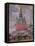 Red Tower in the Trinity Lavra of St. Sergius, 1912-Boris Michaylovich Kustodiev-Framed Premier Image Canvas