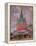 Red Tower in the Trinity Lavra of St. Sergius-Boris Kustodiyev-Framed Premier Image Canvas