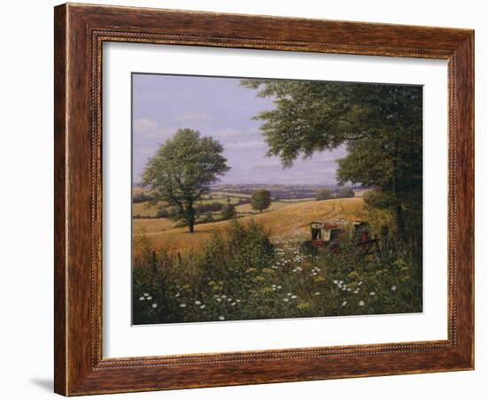 Red Tractor-Bill Makinson-Framed Giclee Print