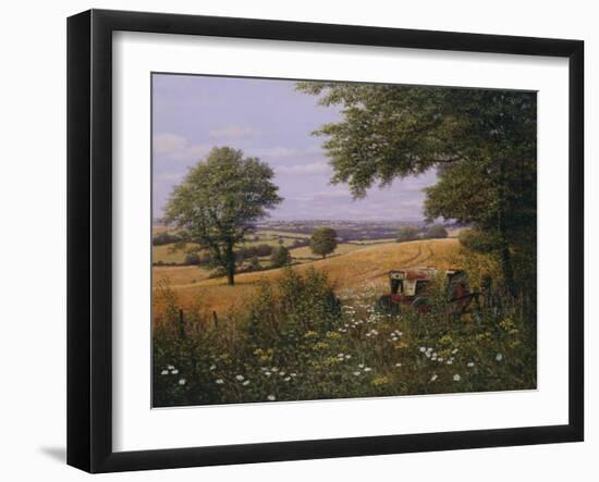 Red Tractor-Bill Makinson-Framed Giclee Print