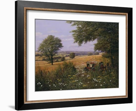 Red Tractor-Bill Makinson-Framed Giclee Print