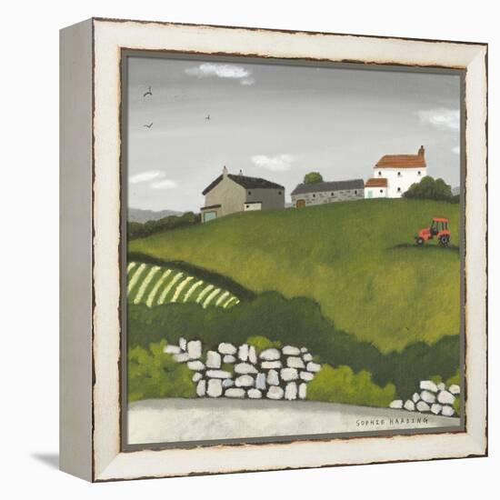 Red Tractor-Sophie Harding-Framed Premier Image Canvas