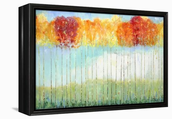 Red Traditions-Jill Martin-Framed Stretched Canvas