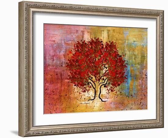 Red Tree 3-Ata Alishahi-Framed Giclee Print