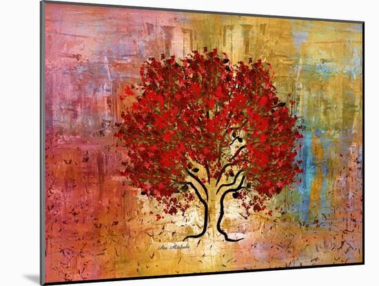 Red Tree 3-Ata Alishahi-Mounted Giclee Print