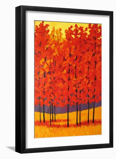 Red Tree Forest-Patty Baker-Framed Art Print