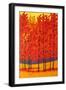 Red Tree Forest-Patty Baker-Framed Art Print