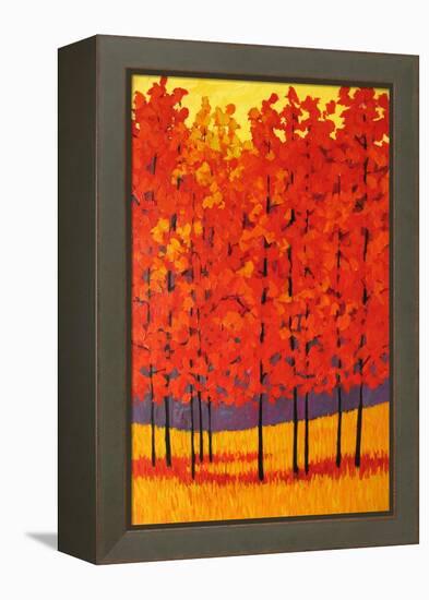 Red Tree Forest-Patty Baker-Framed Stretched Canvas