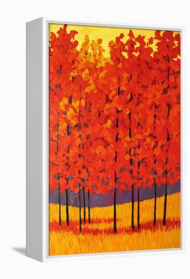 Red Tree Forest-Patty Baker-Framed Stretched Canvas