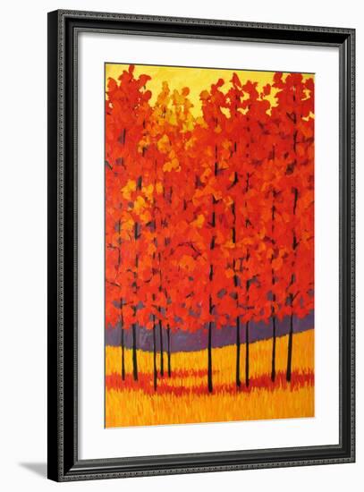 Red Tree Forest-Patty Baker-Framed Art Print