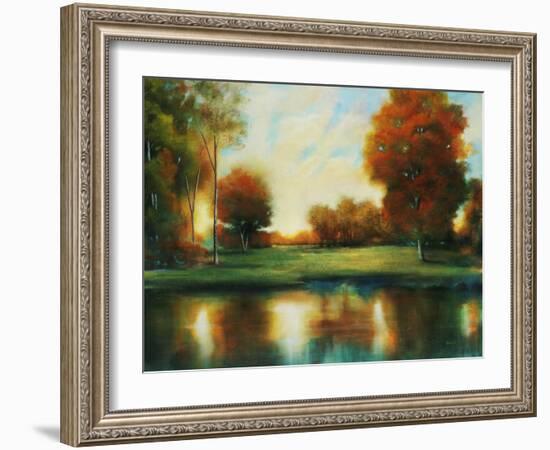 Red Tree Park-Jason Javara-Framed Giclee Print