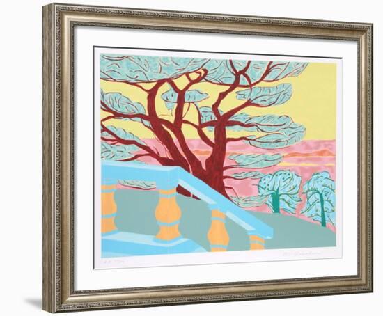 Red Tree-Marion McClanahan-Framed Limited Edition