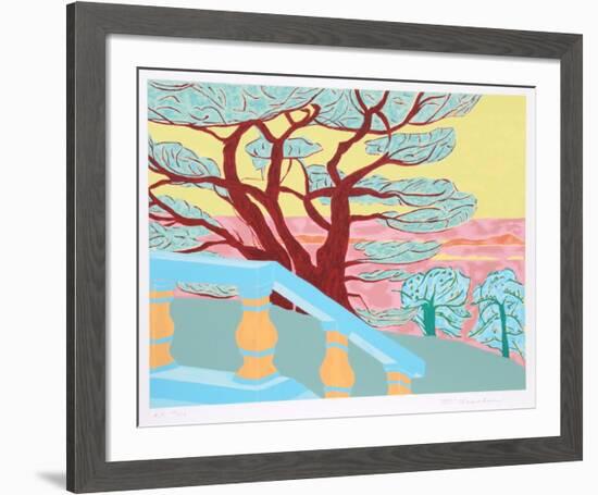 Red Tree-Marion McClanahan-Framed Limited Edition