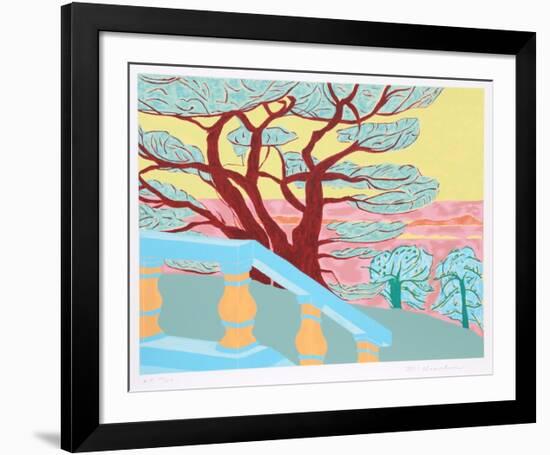Red Tree-Marion McClanahan-Framed Limited Edition