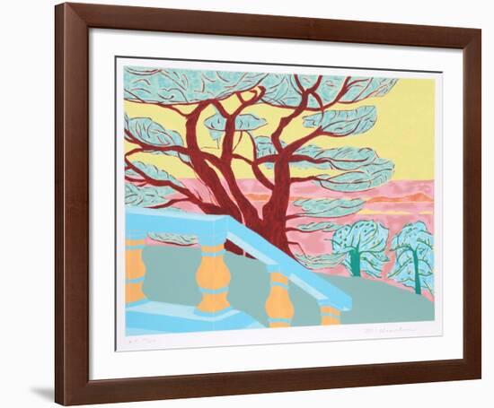 Red Tree-Marion McClanahan-Framed Limited Edition