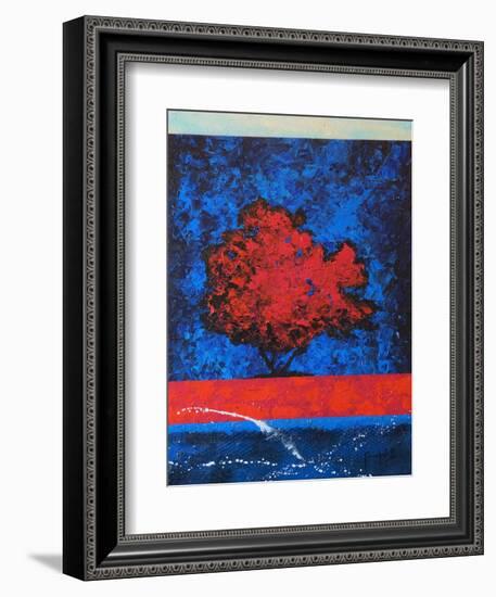 Red Tree-Joseph Marshal Foster-Framed Art Print