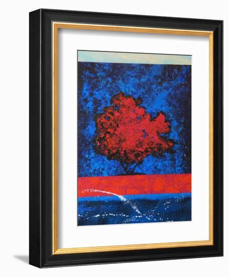 Red Tree-Joseph Marshal Foster-Framed Art Print