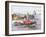 Red Tug passing St. Pauls, 1996-Terry Scales-Framed Giclee Print