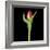 Red Tulip 2-Magda Indigo-Framed Photographic Print