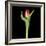 Red Tulip 2-Magda Indigo-Framed Photographic Print