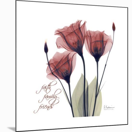 Red Tulip Faith-Albert Koetsier-Mounted Premium Giclee Print