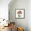 Red Tulip Splash II-Jade Reynolds-Framed Art Print displayed on a wall