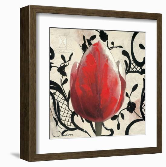 Red Tulip-Joadoor-Framed Art Print