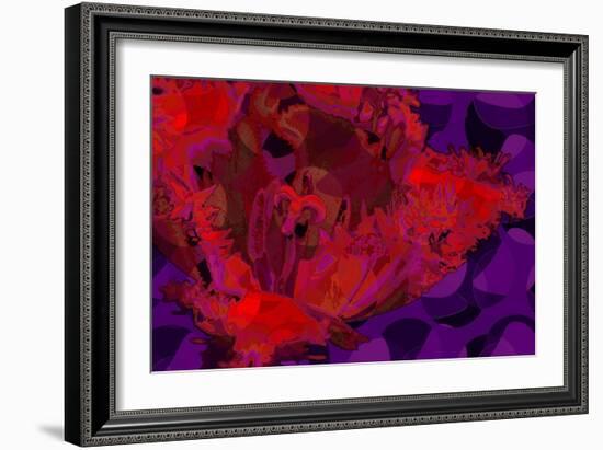 Red Tulip-Scott J. Davis-Framed Giclee Print