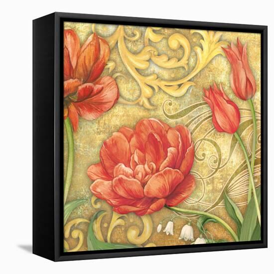 Red Tulips 1-Maria Rytova-Framed Premier Image Canvas