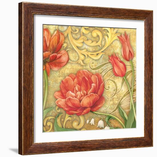 Red Tulips 1-Maria Rytova-Framed Giclee Print