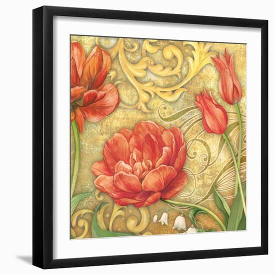 Red Tulips 1-Maria Rytova-Framed Giclee Print