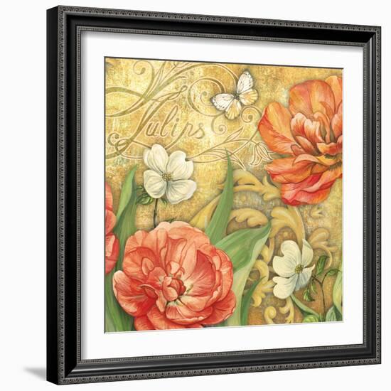 Red Tulips 2-Maria Rytova-Framed Giclee Print