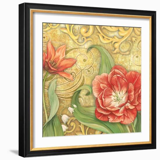 Red Tulips 3-Maria Rytova-Framed Giclee Print