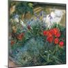 Red Tulips and Geese-Timothy Easton-Mounted Giclee Print