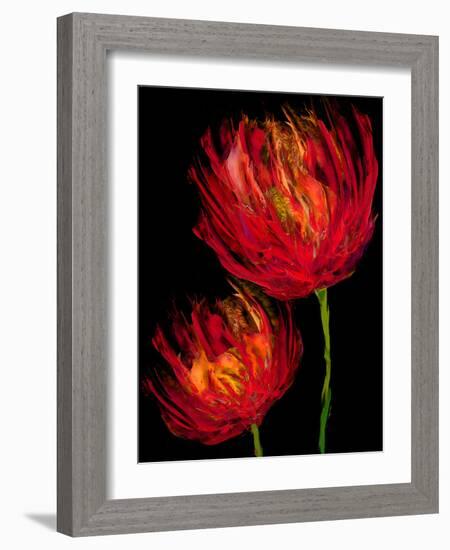 Red Tulips II-Vanessa Austin-Framed Art Print