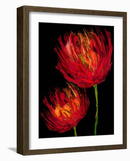 Red Tulips II-Vanessa Austin-Framed Art Print
