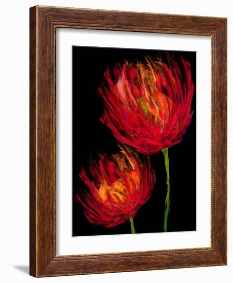 Red Tulips II-Vanessa Austin-Framed Art Print