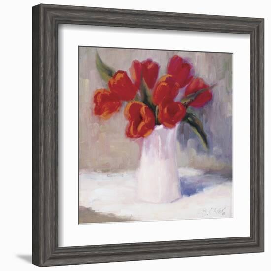 Red Tulips-B^ Oliver-Framed Art Print